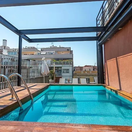 Apartment Barcelona Rentals - Pool Terrace In City Center-3